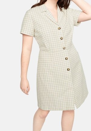 Violeta by Mango Vestido camisero - beige
