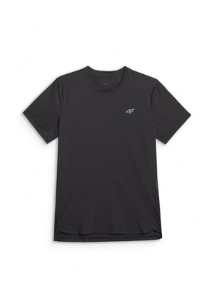 4F, 4F KOSZULKA TRENINGOWA REGULAR SZYBKOSCHNĄCA MĘSKA - Sports T-shirt - deep black