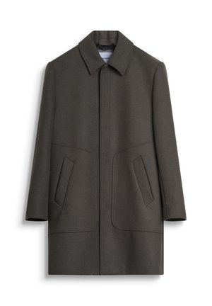 WESLEY REGULAR FIT WITH LOGOED BADGE ON BACK COLLAR - Classic coat - taupe