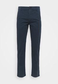 KnowledgeCotton Apparel Chino kalhoty - dark blue