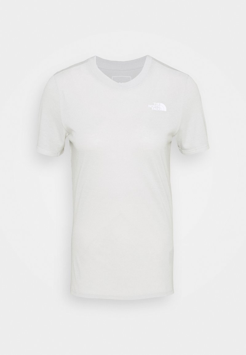 The North Face W Active Trail Wool T Shirts Med Print Tin Grey Heather Gra Melert Zalando No