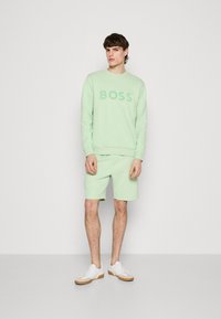 BOSS Športni pulover - open green fortyeight