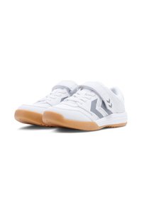 Hummel MULTIPLAY STABLE - Scarpe da allenamento - white grey