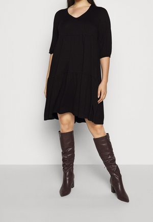 Jersey dress - black