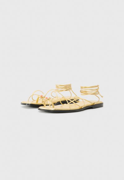 Nodaleto BULLA - T-bar sandals - gold-coloured