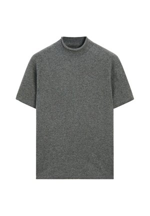Massimo Dutti, Basic T-shirt - mottled grey