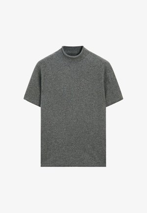 Massimo Dutti, Basic T-shirt - mottled grey
