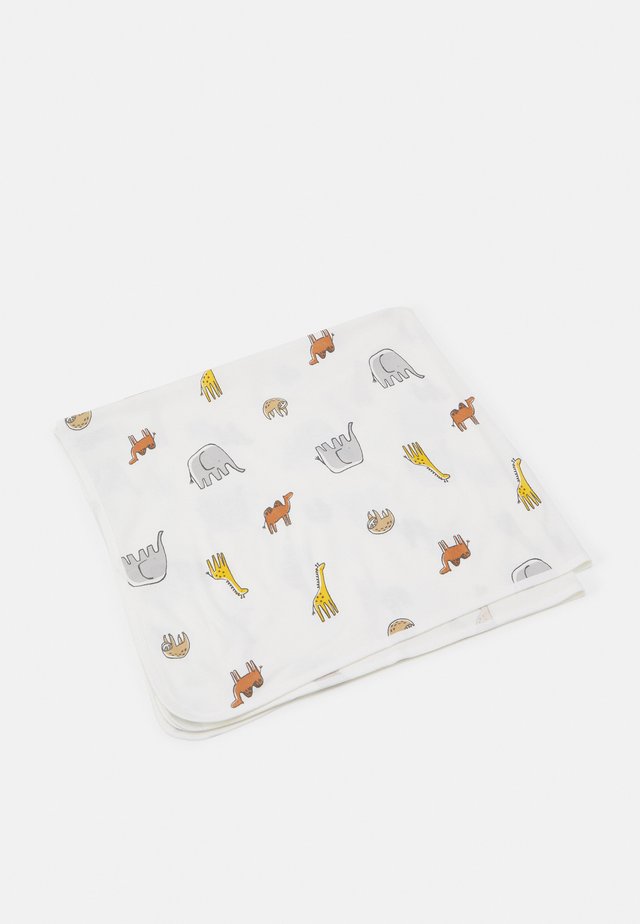 BLANKET UNISEX - Babydeken - white/multicoloured