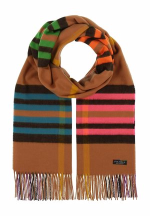 PLAID CASHMINK - Huivi - soft camel