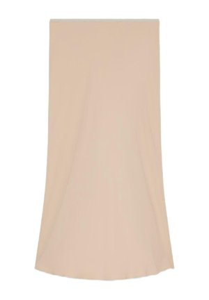 Luisa Viola, GONNA LUNGA IN SILKY TOUCH - Maxi skirt - beige
