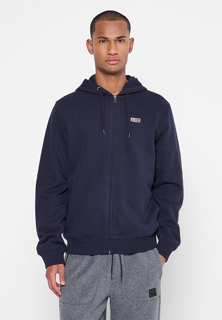 Napapijri Sweater met rits donkerblauw Napapijri Sweater met rits donkerblauw