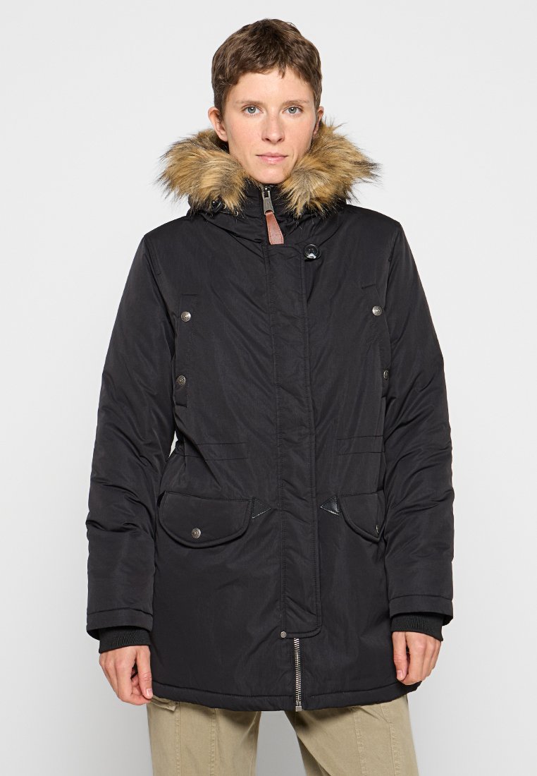 Schott Parka zwart