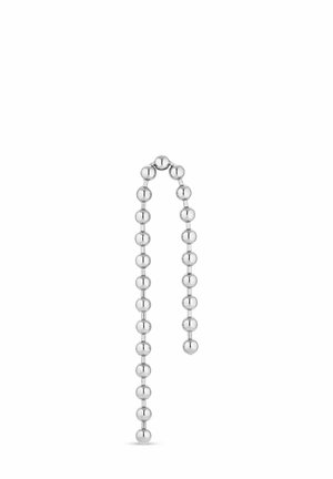 ATOMIC DOUBLE CHAIN STUD LEFT - Single earring - silver coloured