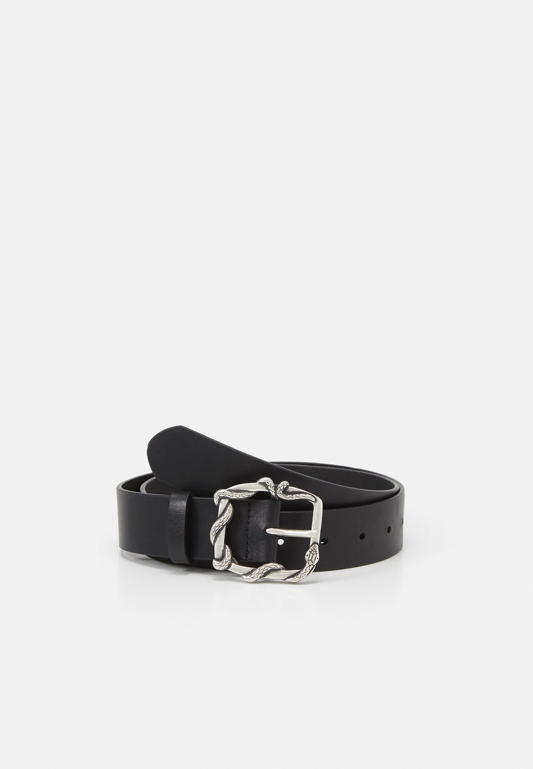 The Kooples Ceinture En Cuir Lisse Avec Boucle Serpent Taillengurtel Black Schwarz Zalando De
