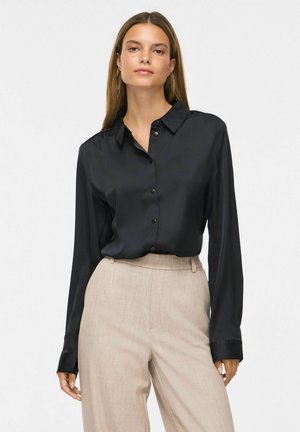 VILA, SHIRT VISOFIE LONG SLEEVED - Chemisier - black