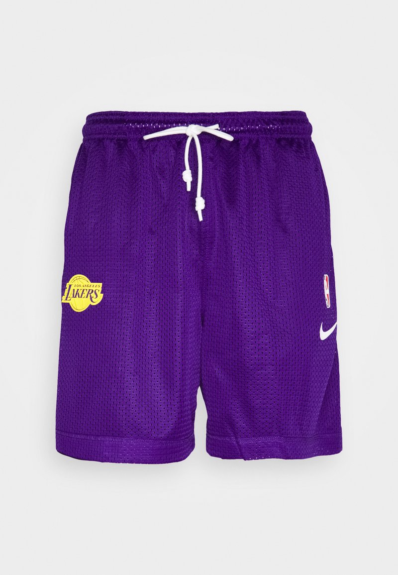 Nike Performance Lakers Standard Issue Sports Shorts Field Purple Black Amarillo White Purple Zalando Co Uk