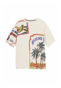 T-Shirt print - beige