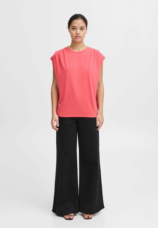 IHLisken - Print T-shirt - geranium3