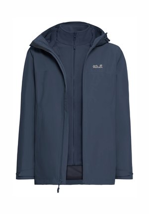 Jack Wolfskin, MOONRISE 2 3IN1 JKT W - Outdoorjas - midnight sky