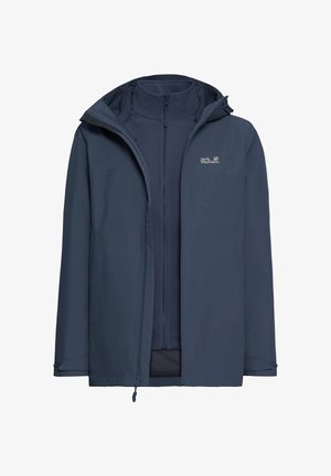 Jack Wolfskin, MOONRISE 2 3IN1 JKT W - Outdoorjas - midnight sky