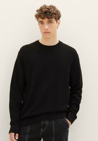 TOM TAILOR DENIM - Strickpullover - black Thumbnail-Bild 1