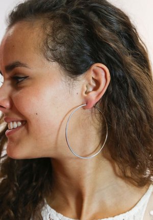 Earrings - silver-coloured