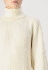 VILA VICOSY ROLLNECK  - Robe pull - super light natural