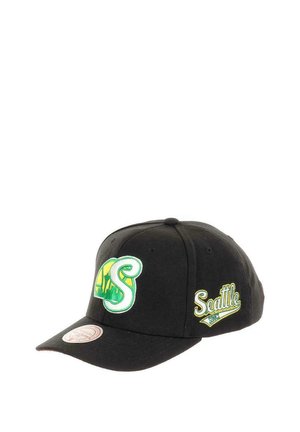 Mitchell & Ness SEATTLE SUPERSONICS NBA ICON GRAIL PRO SNAPBACK HARDWOOD CLAASIC PRO CROWN FIT - Cap - schwarz