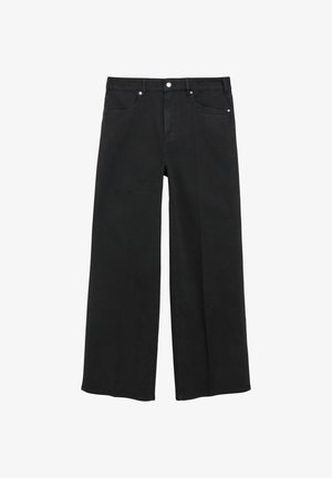 s.Oliver, JEANS-HOSE - Wide Leg - schwarz