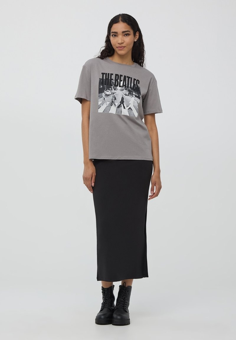 Terranova THE BEATLES - T-shirt con stampa - grigio
