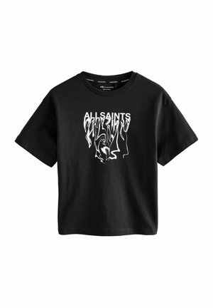 Nyomott mintás póló - black
