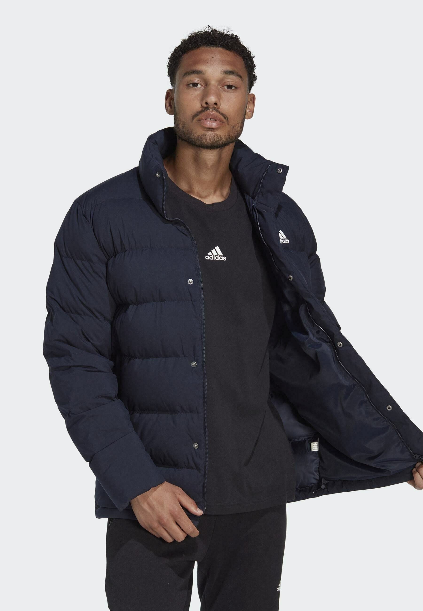 adidas Performance Gewatteerde jas - blue/blauw - Zalando.nl