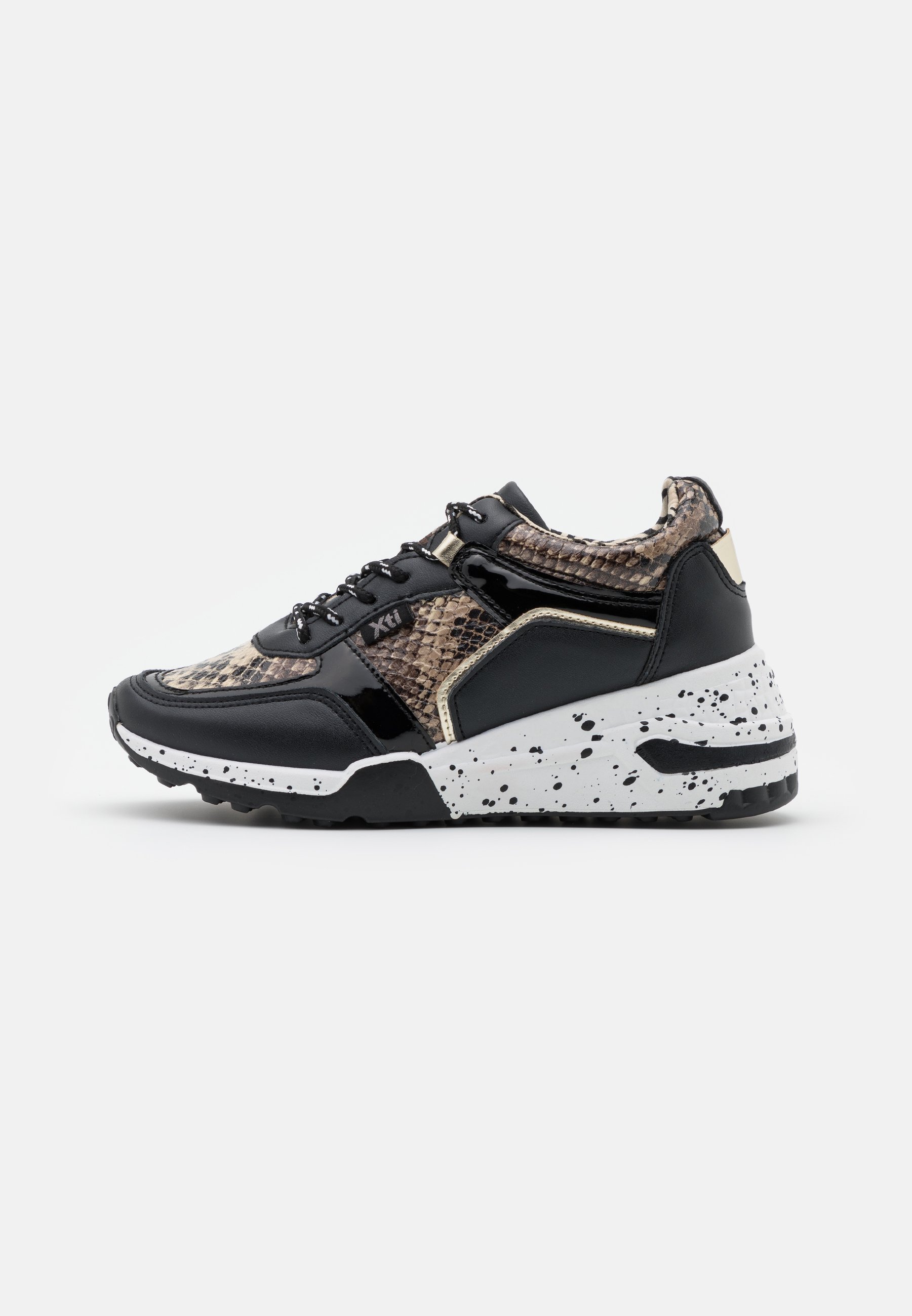 XTI Sneakers laag - black/Zwart - Zalando.nl