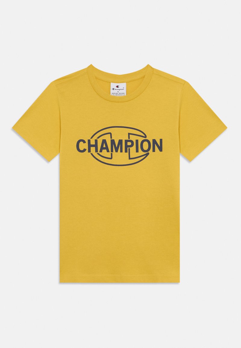 Champion GRAPHIC CREW NECK UNISEX - Camiseta estampada - yellow