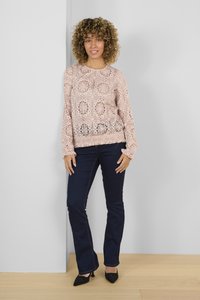 Cream CRTILEY LACE SMOCK WAITS - Palaidinė - burnished lilac