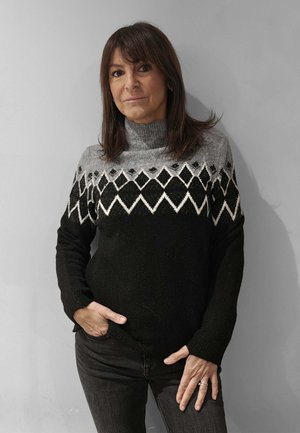 LUPETTO - Maglione - nero