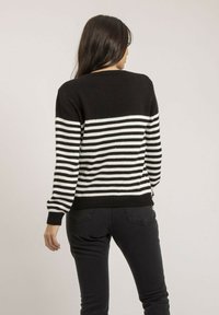 Dona x Lisa COL ROND RAYURES KAROLE - Pullover - noir