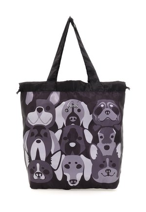 Gabs, SHOPPER VELA STAMPAT - Shopping bag - pop dogs nero