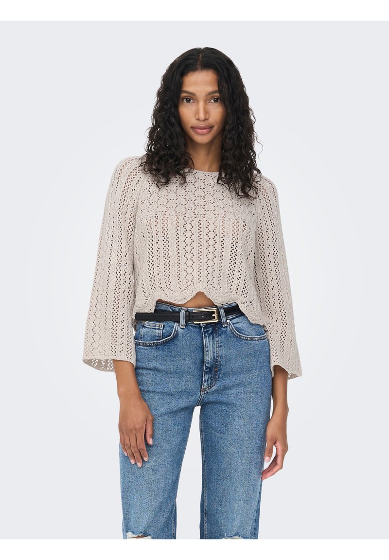 ONLY - ONLNOLA LIFE - Pullover - feather gray, Agrandir