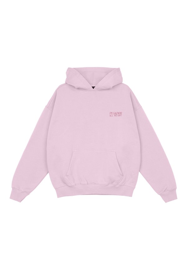BEALI OVERSIZED HOODIE - Sweatshirt - washed bubblegum4