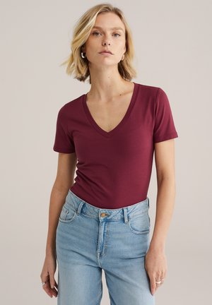 T-Shirt basic - vintage red