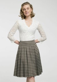 Spieth & Wensky TRACHTEN BABETTE - A-Linien-Rock - taupe