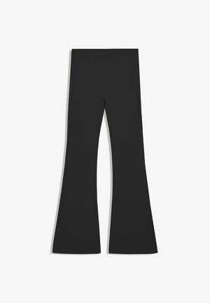 Bershka, (ACTIVE) TECHNICAL FLARE TROUSERS - Pantalon classique - black