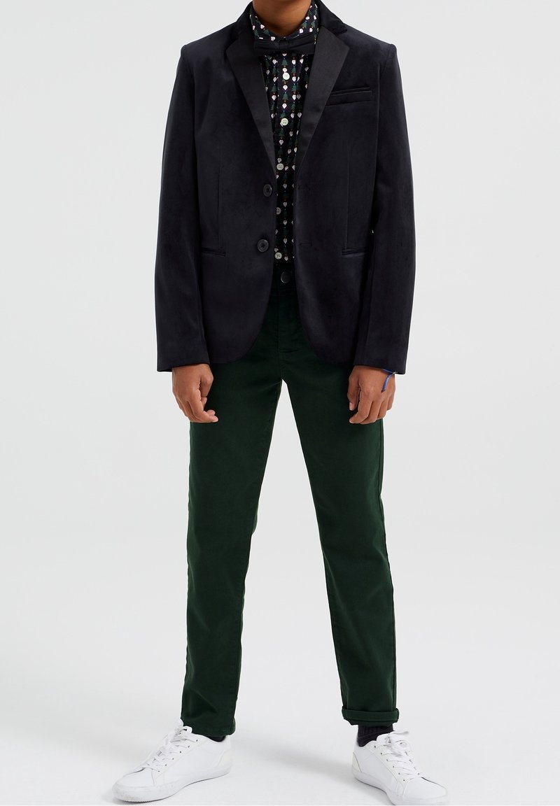 WE Fashion SLIM FIT - Kostymkavaj - black