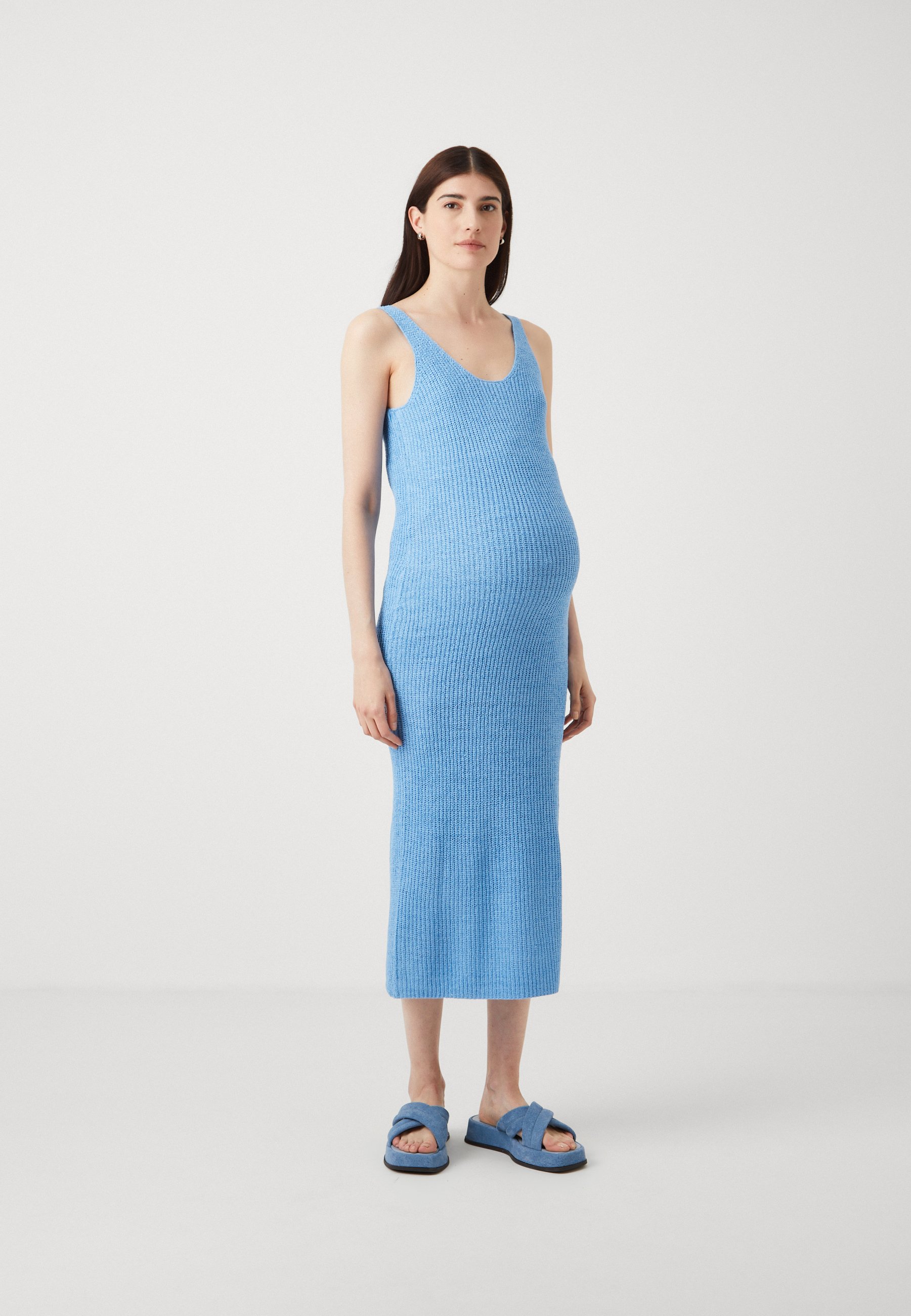 ONLY MATERNITY OLMSUNNY DRESS - Shift dress - azure blue/blue -  Zalando.co.uk