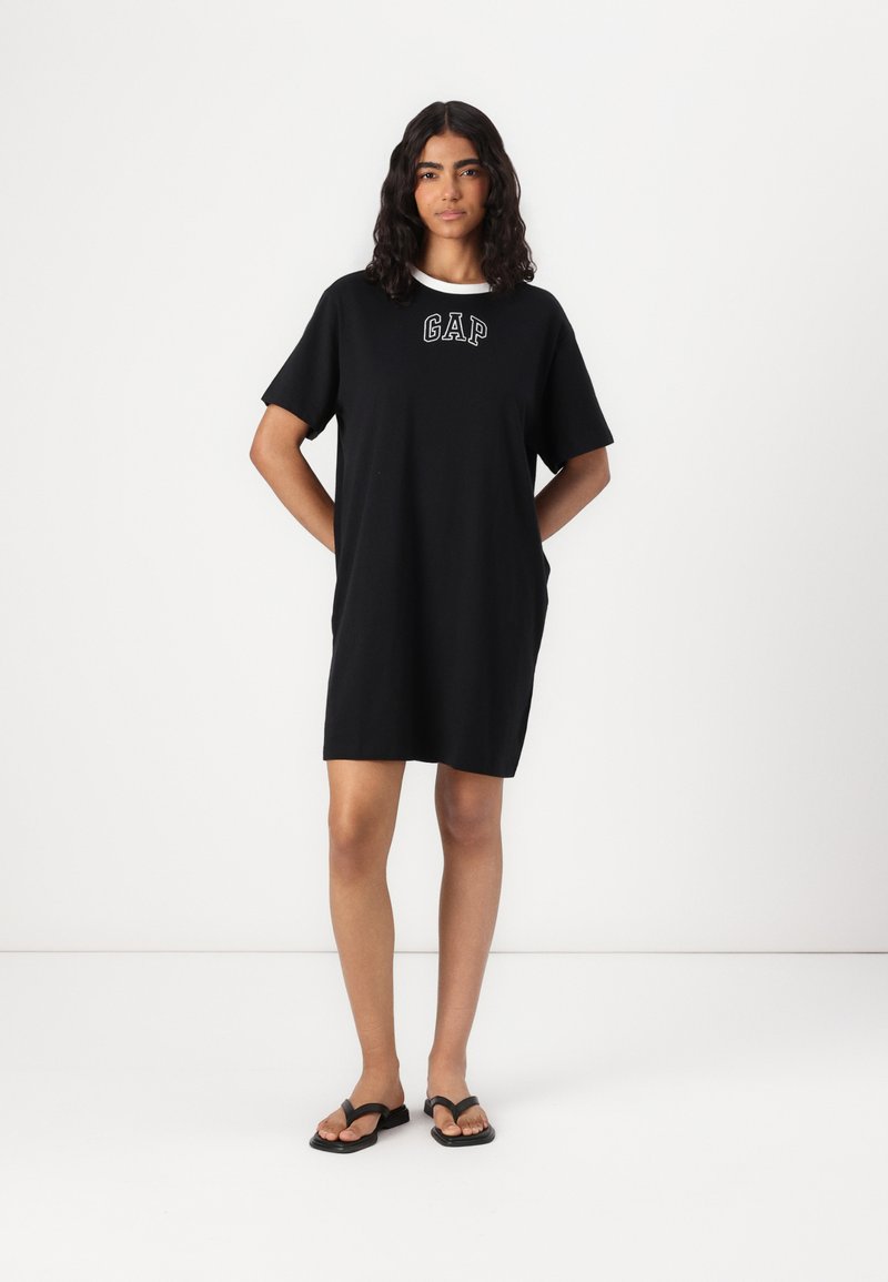 gap black t shirt dress Buy GAP Women Black Pure Body Essentials T-Shirt Dress