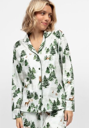 LOUNGEWEAR - Haut de pyjama - weiß