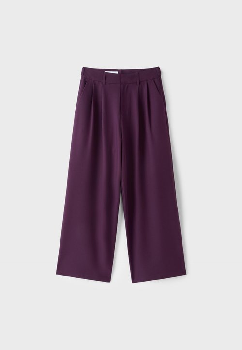 zalando — Stradivarius · WIDE-LEG SMART TROUSERS WITH BUTTONS 04536428 - Pantaloni