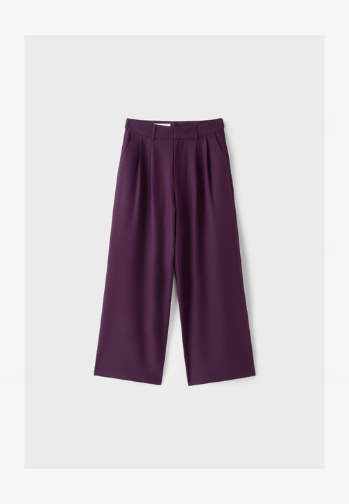 zalando — Stradivarius · WIDE-LEG SMART TROUSERS WITH BUTTONS 04536428 - Pantaloni