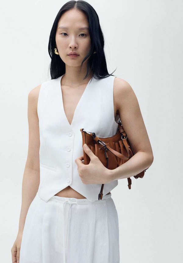 BONNIE - Waistcoat - blanc